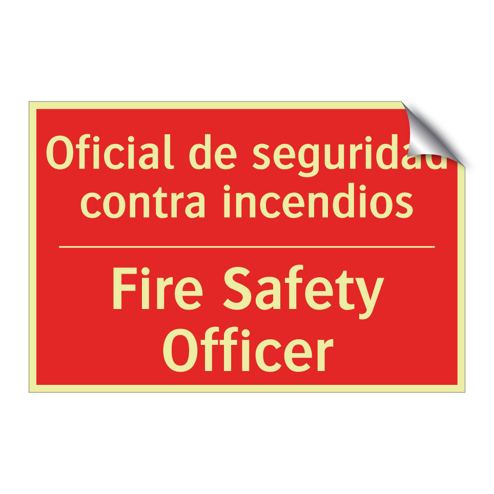 Oficial de seguridad contra /.../ - Fire Safety Officer