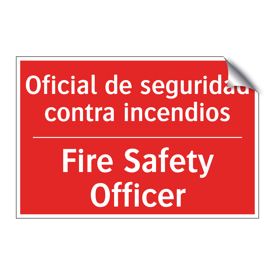 Oficial de seguridad contra /.../ - Fire Safety Officer