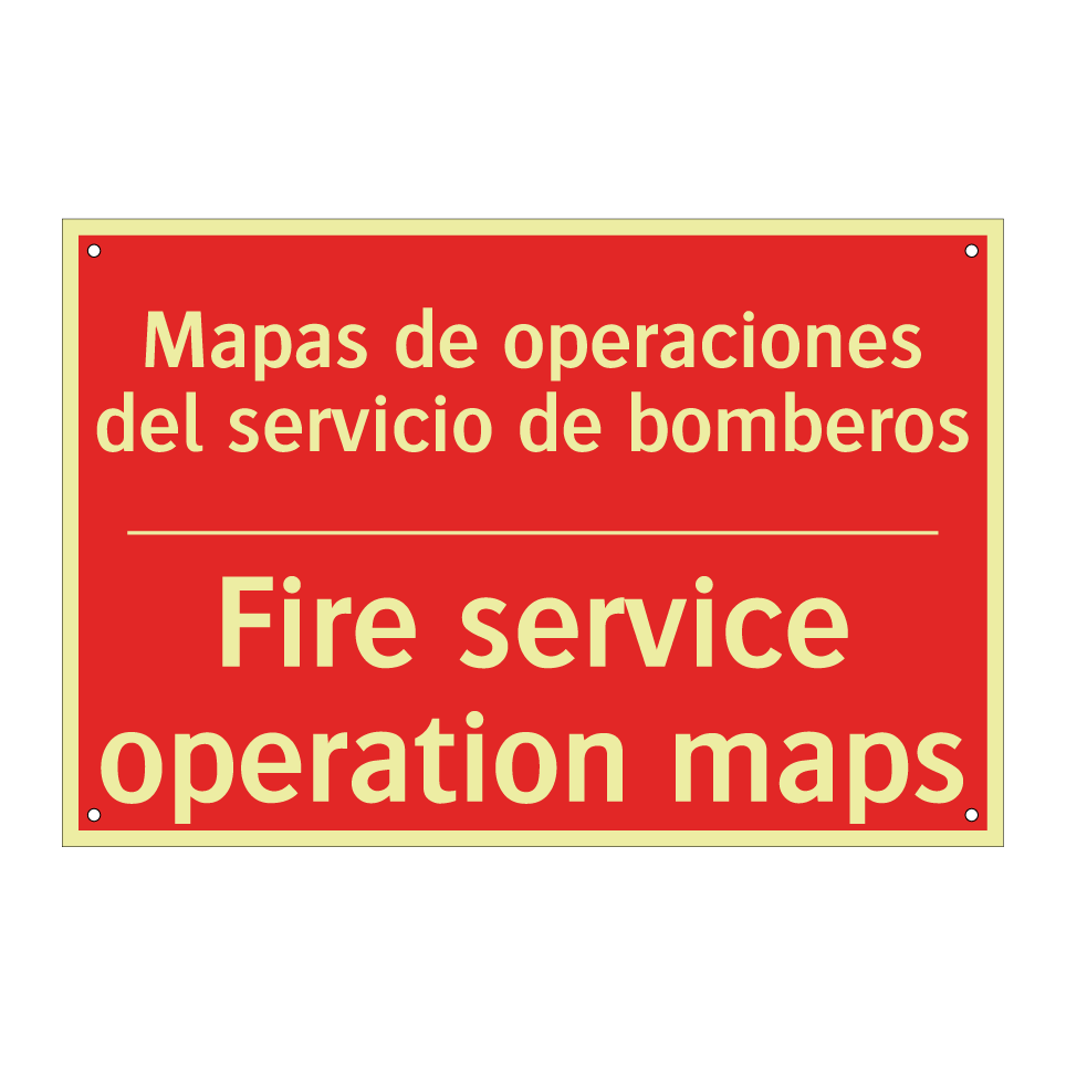 Mapas de operaciones del /.../ - Fire service operation maps