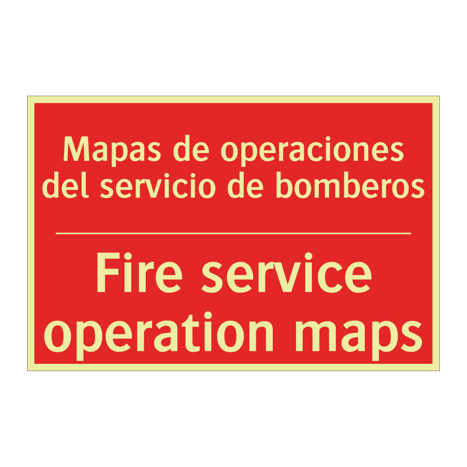 Mapas de operaciones del /.../ - Fire service operation maps