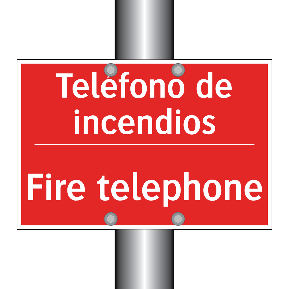 Teléfono de incendios - Fire telephone