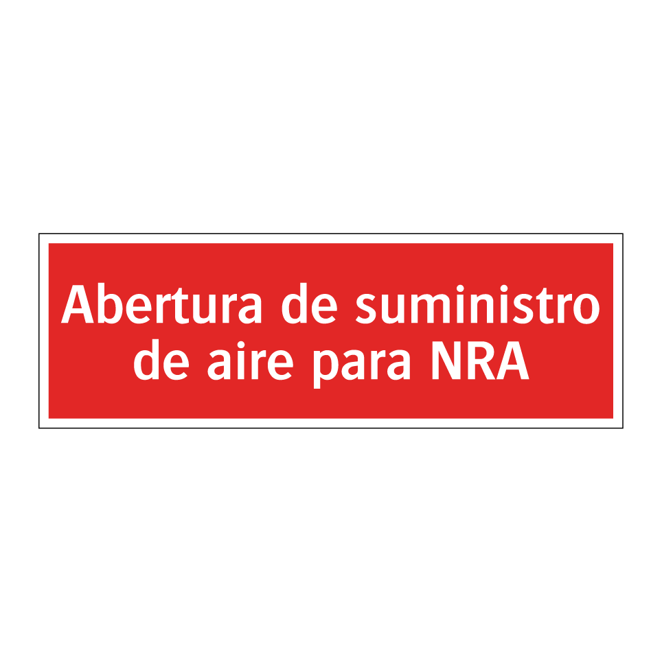 Abertura de suministro de aire para NRA