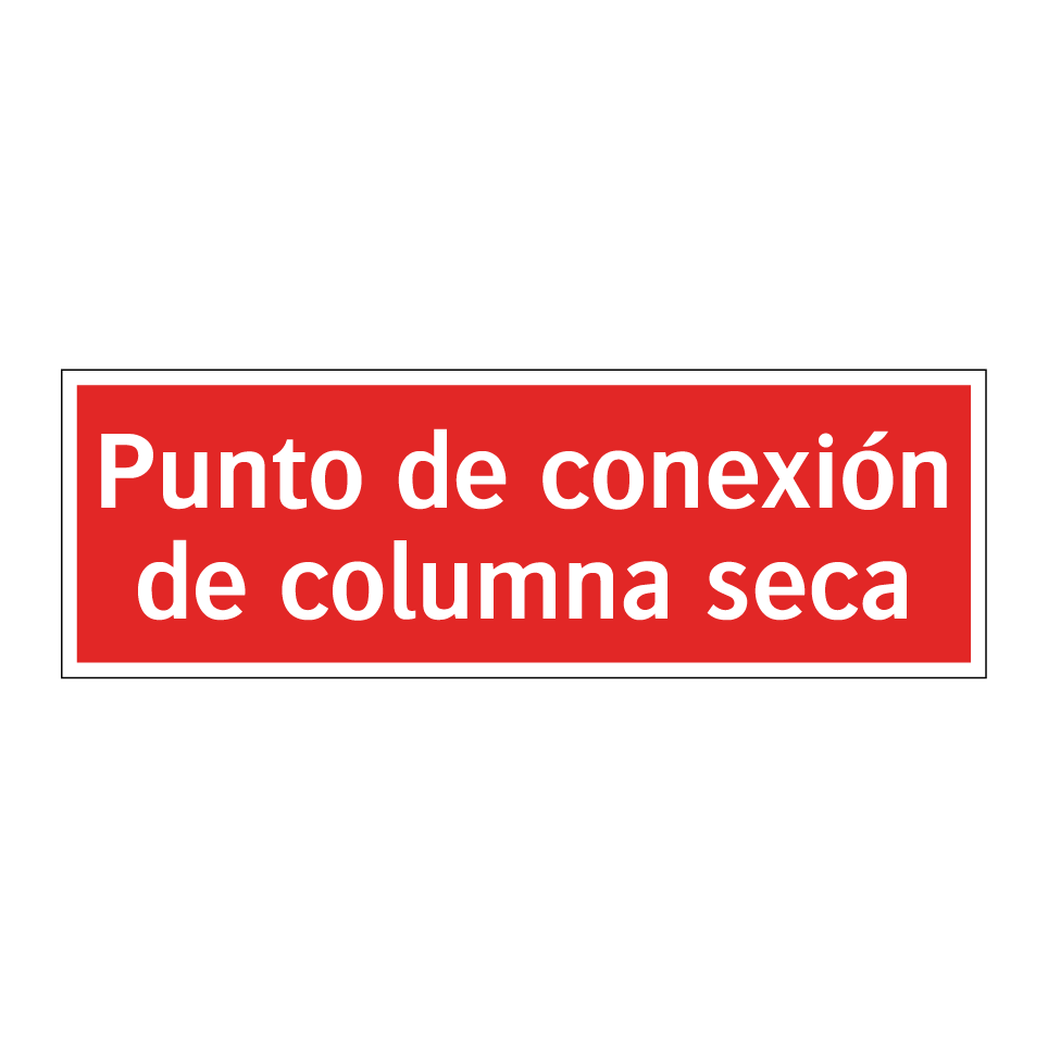 Punto de conexión de columna seca