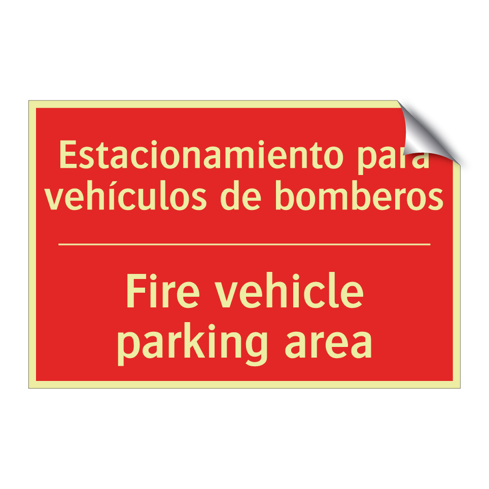 Estacionamiento para /.../ - Fire vehicle parking area