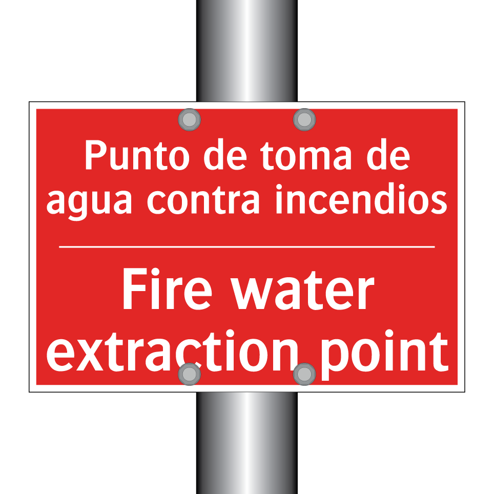 Punto de toma de agua contra /.../ - Fire water extraction point