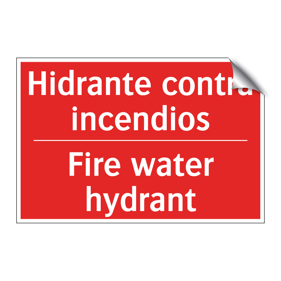 Hidrante contra incendios - Fire water hydrant