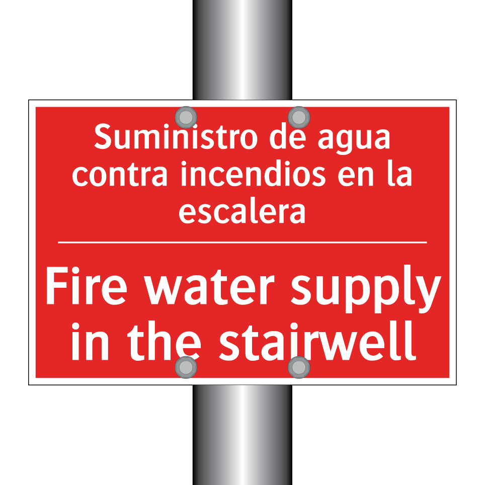 Suministro de agua contra /.../ - Fire water supply in the /.../