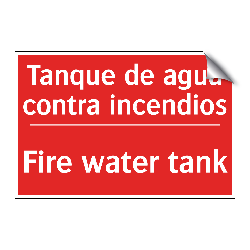 Tanque de agua contra /.../ - Fire water tank