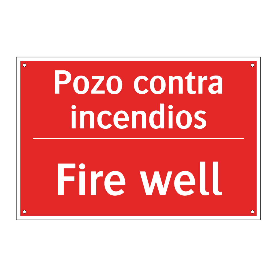 Pozo contra incendios - Fire well