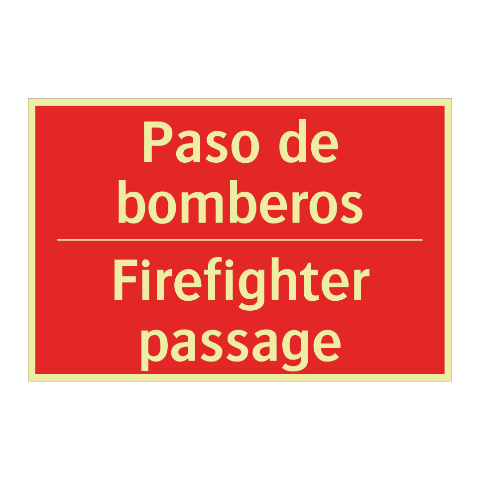 Paso de bomberos - Firefighter passage