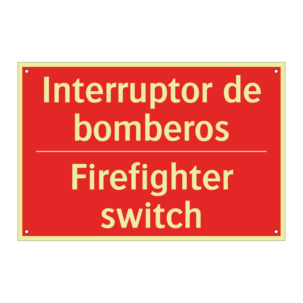 Interruptor de bomberos - Firefighter switch