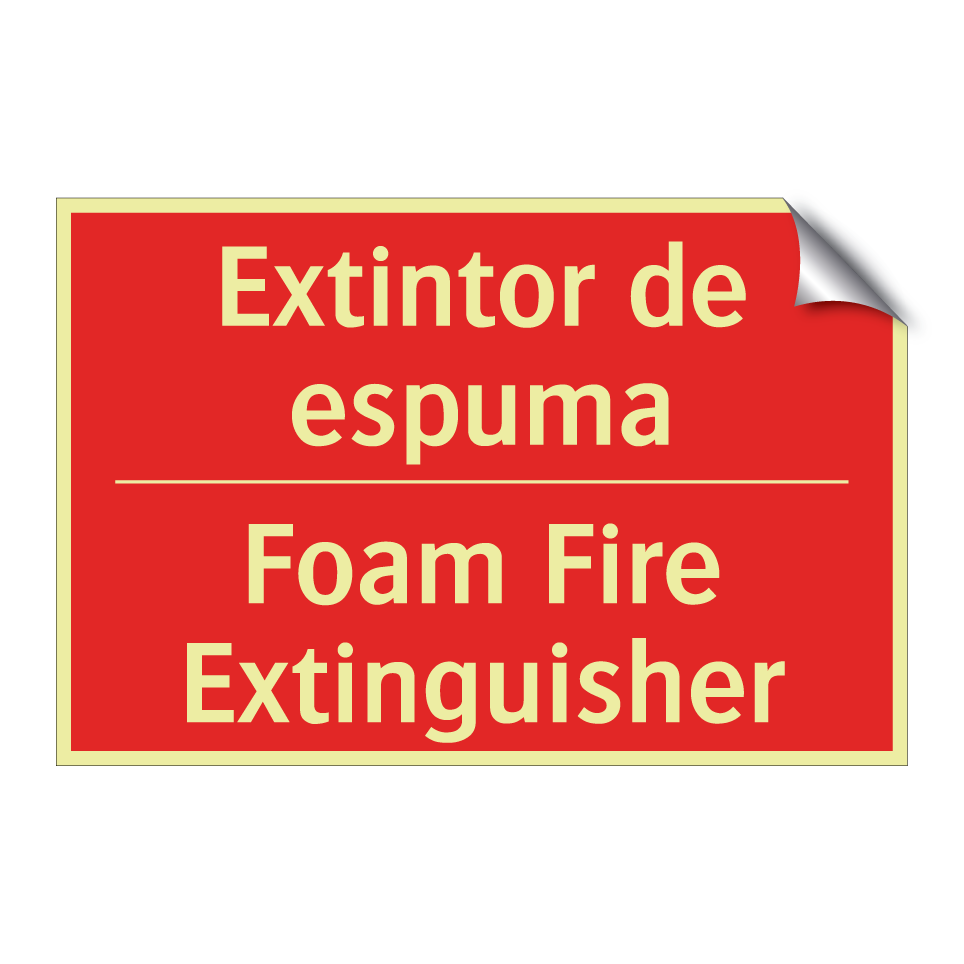 Extintor de espuma - Foam Fire Extinguisher