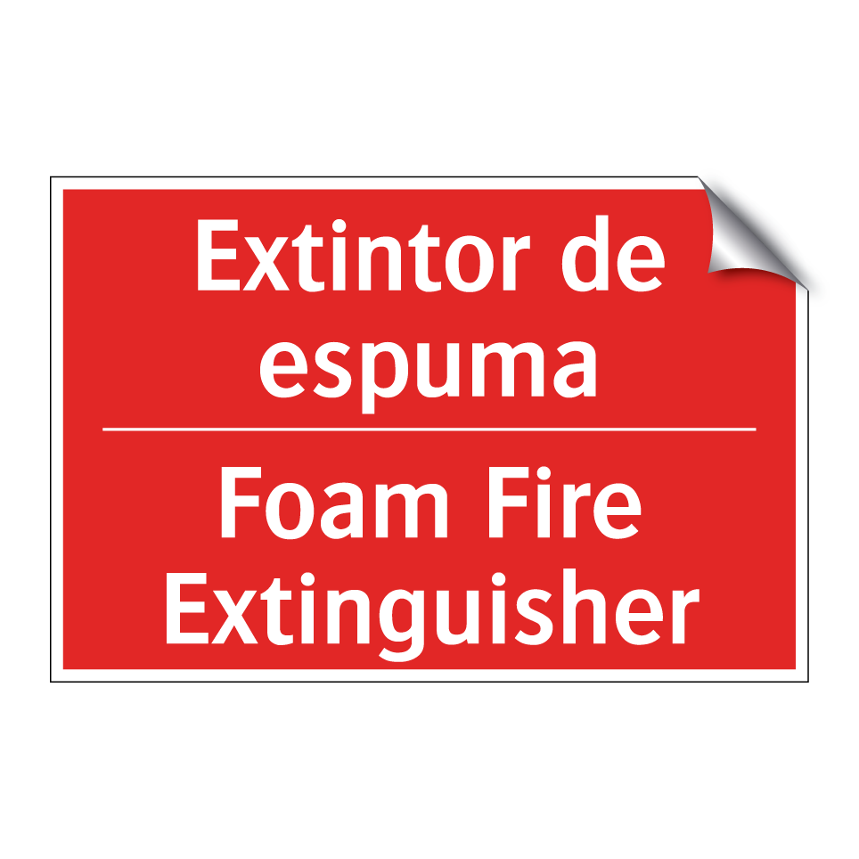 Extintor de espuma - Foam Fire Extinguisher
