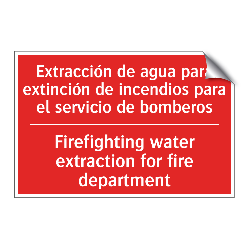 Extracción de agua para /.../ - Firefighting water extraction /.../