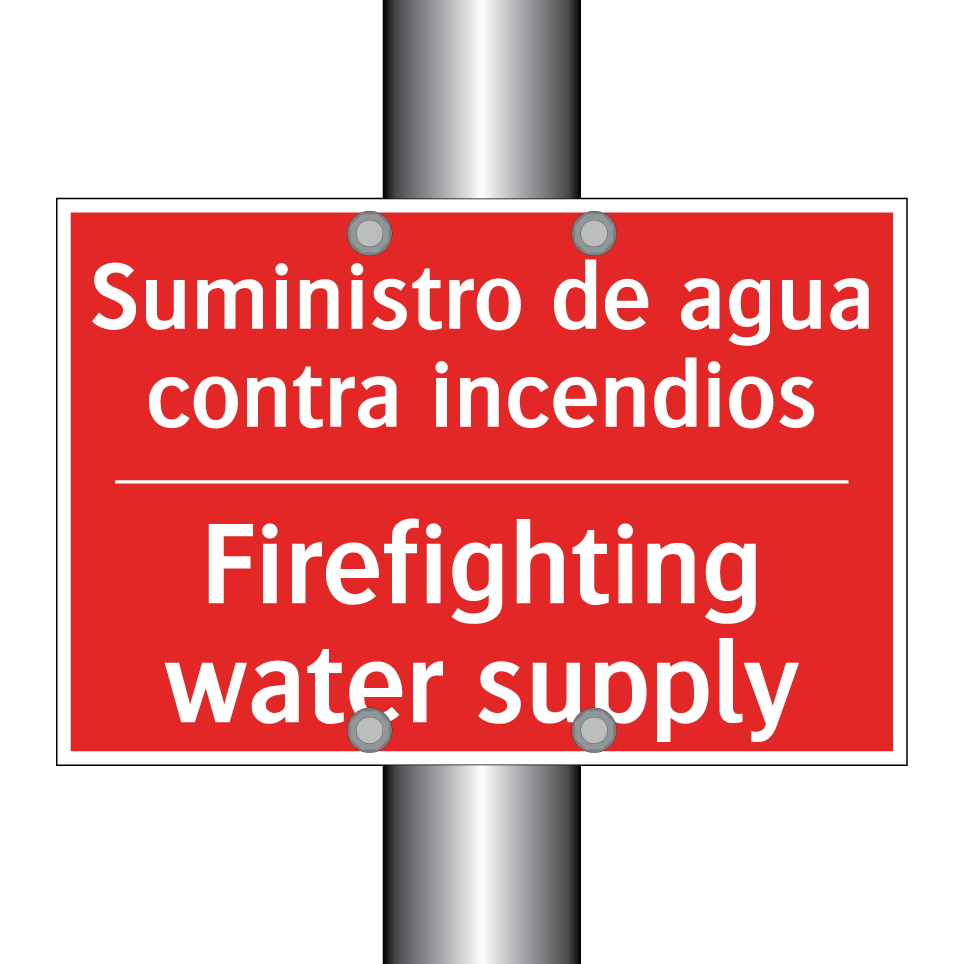 Suministro de agua contra /.../ - Firefighting water supply