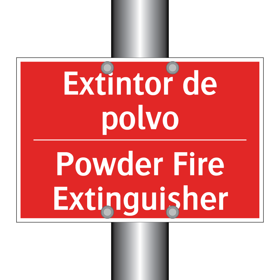 Extintor de polvo - Powder Fire Extinguisher