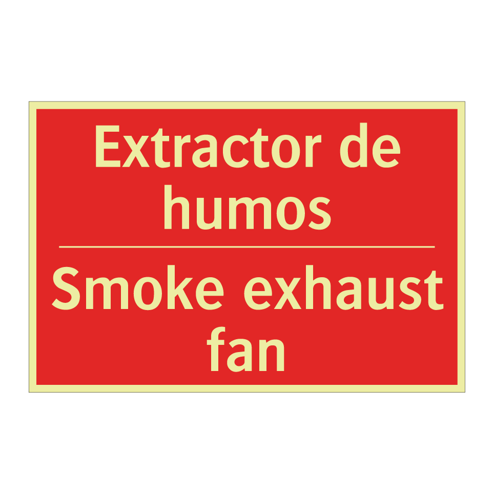 Extractor de humos - Smoke exhaust fan