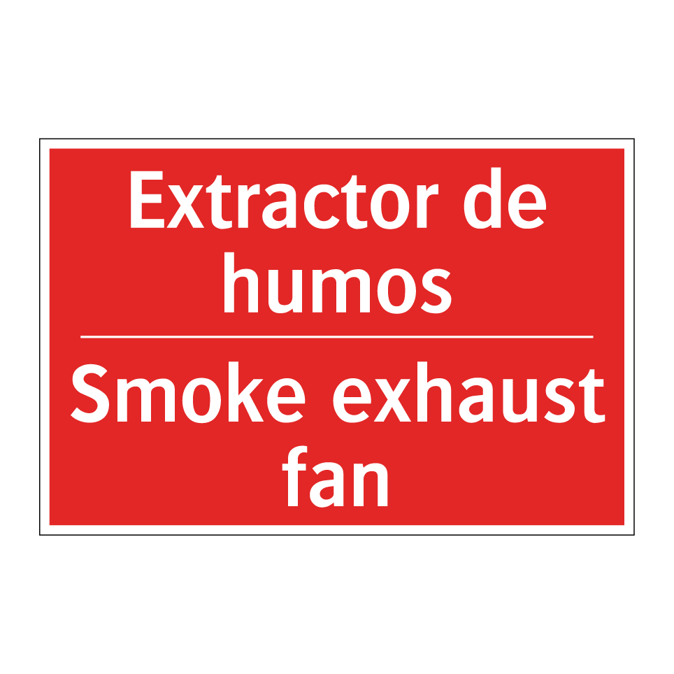 Extractor de humos - Smoke exhaust fan