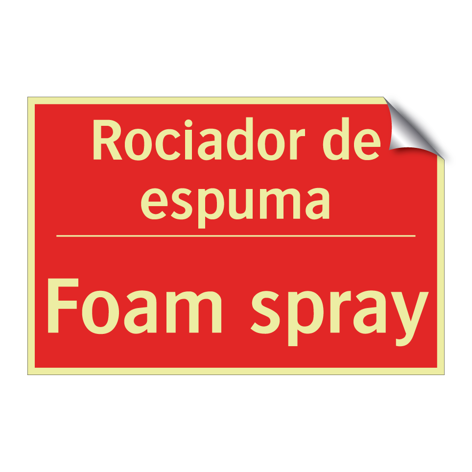 Rociador de espuma - Foam spray
