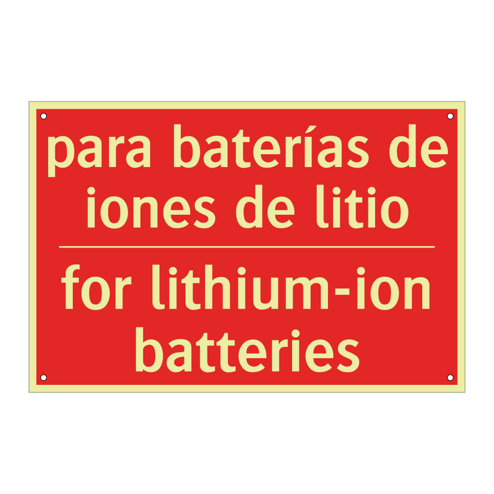 para baterías de iones de /.../ - for lithium-ion batteries