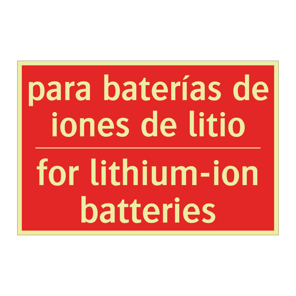para baterías de iones de /.../ - for lithium-ion batteries