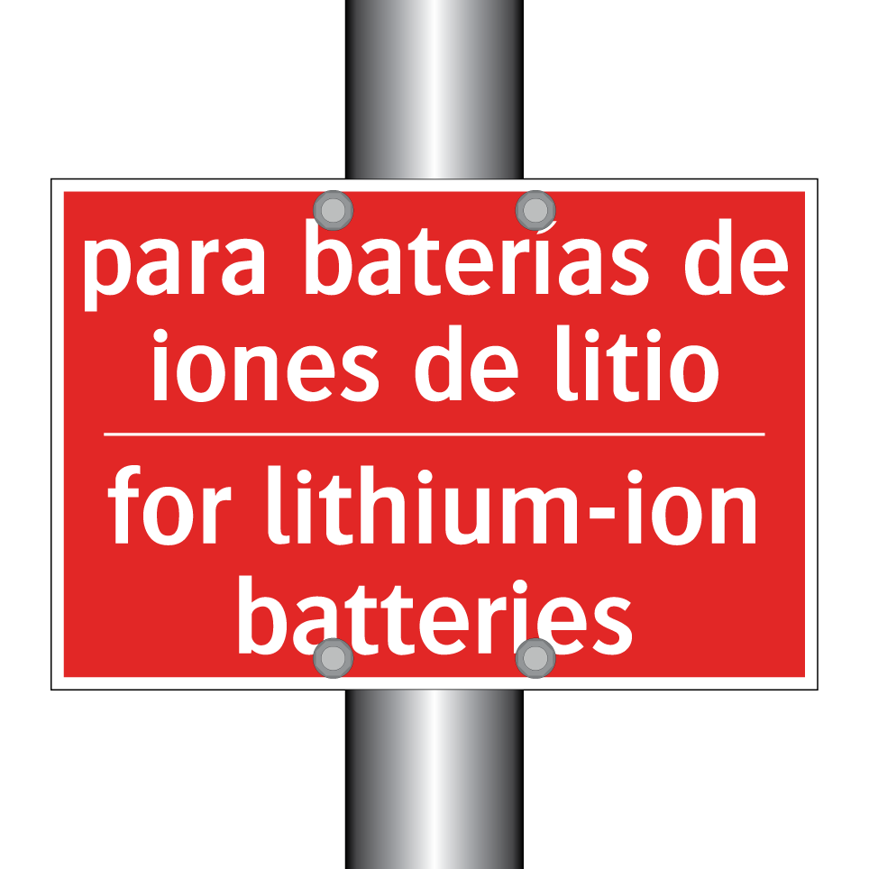para baterías de iones de /.../ - for lithium-ion batteries