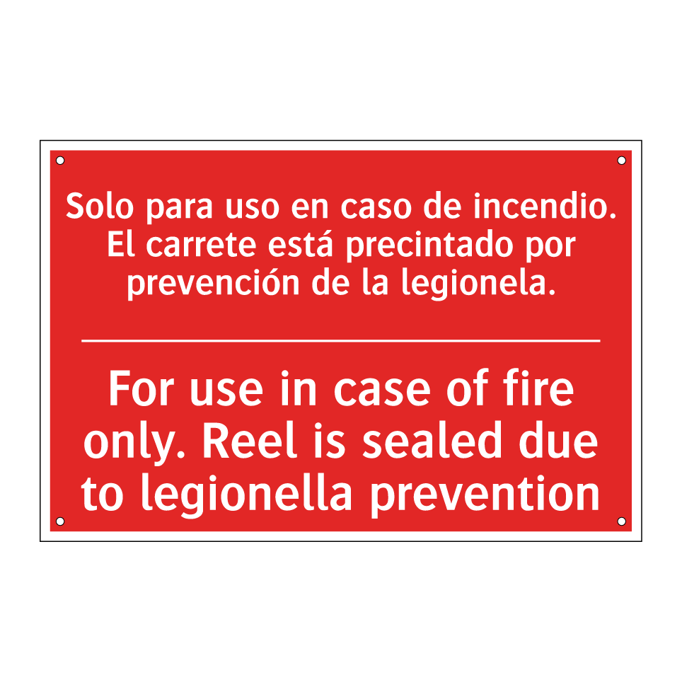 Solo para uso en caso de /.../ - For use in case of fire only. /.../