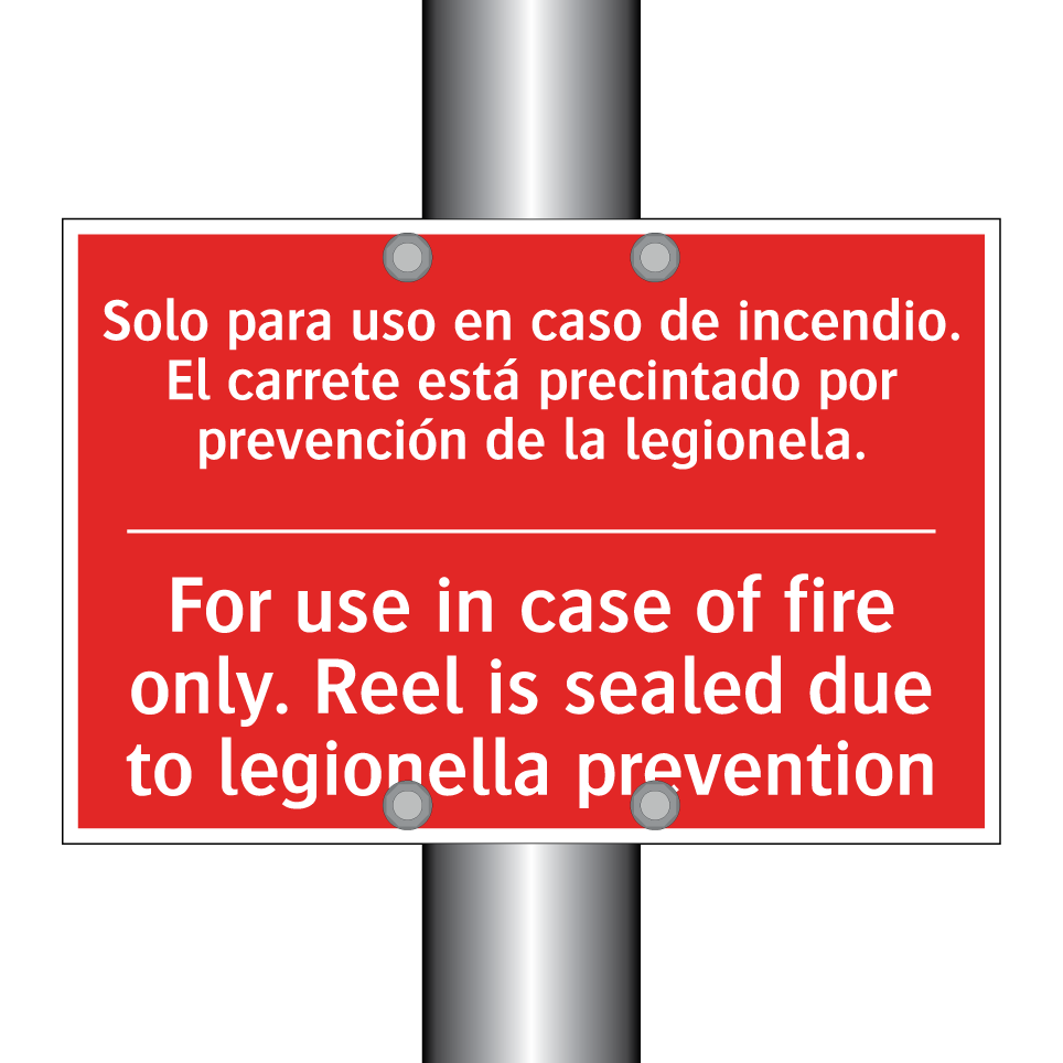 Solo para uso en caso de /.../ - For use in case of fire only. /.../