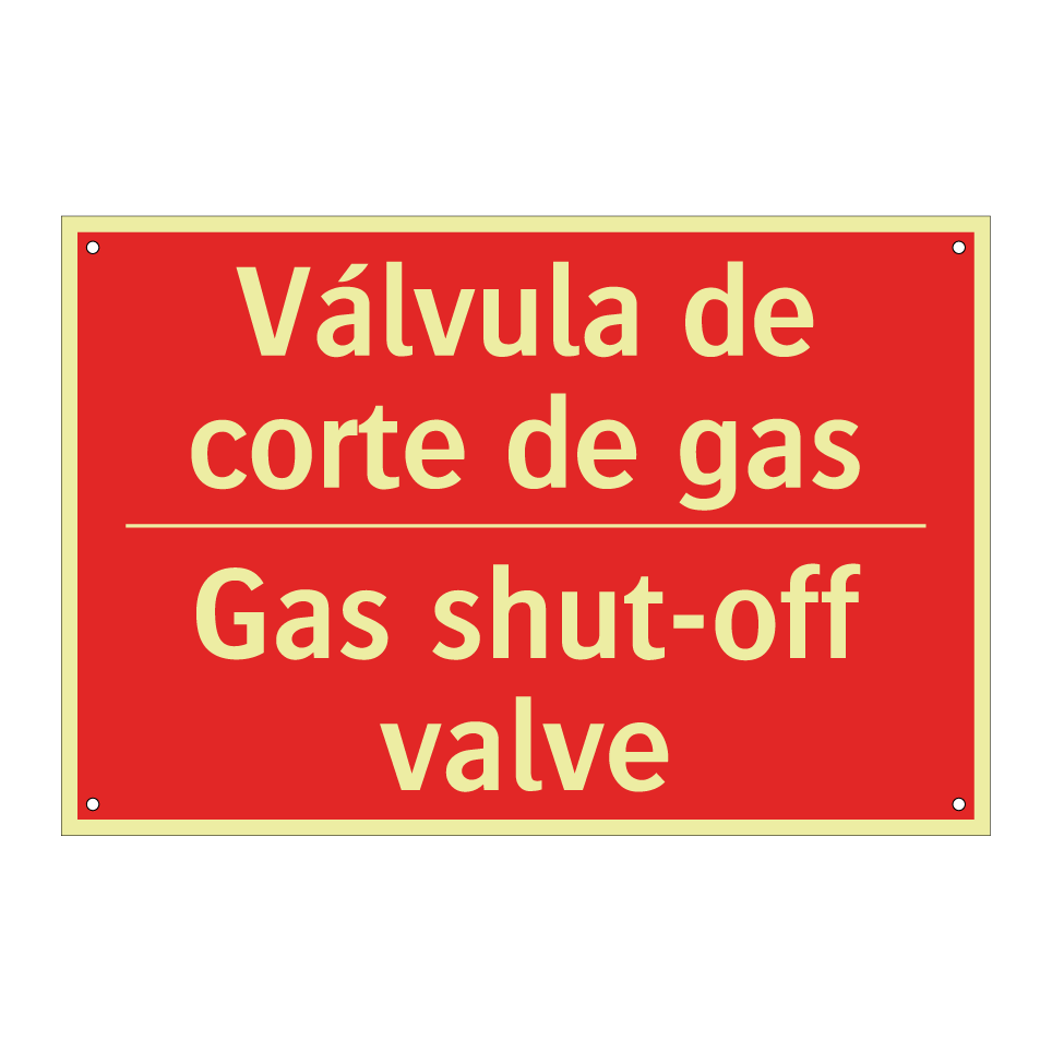 Válvula de corte de gas - Gas shut-off valve