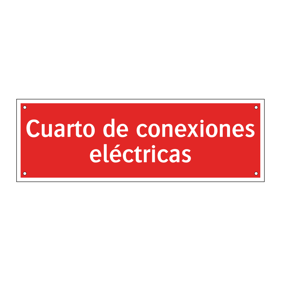 Cuarto de conexiones eléctricas
