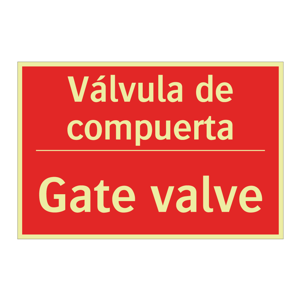 Válvula de compuerta - Gate valve