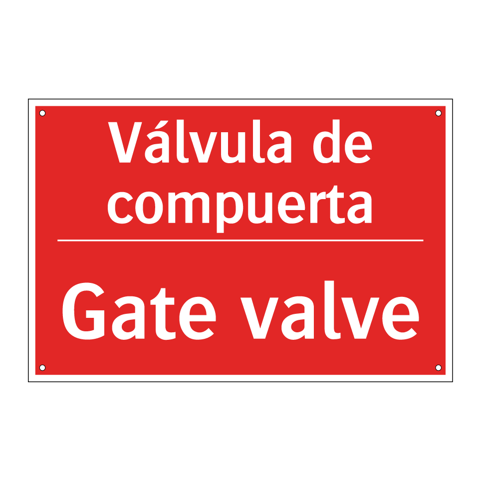 Válvula de compuerta - Gate valve