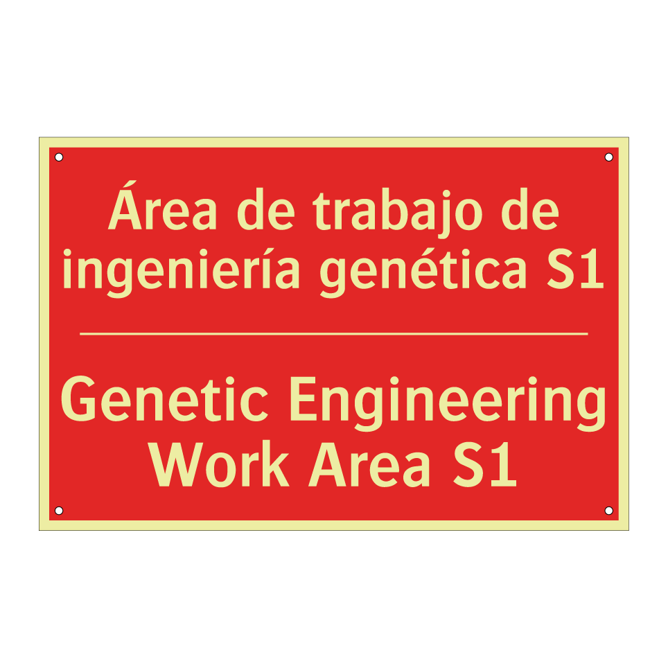 Área de trabajo de ingeniería /.../ - Genetic Engineering Work Area /.../