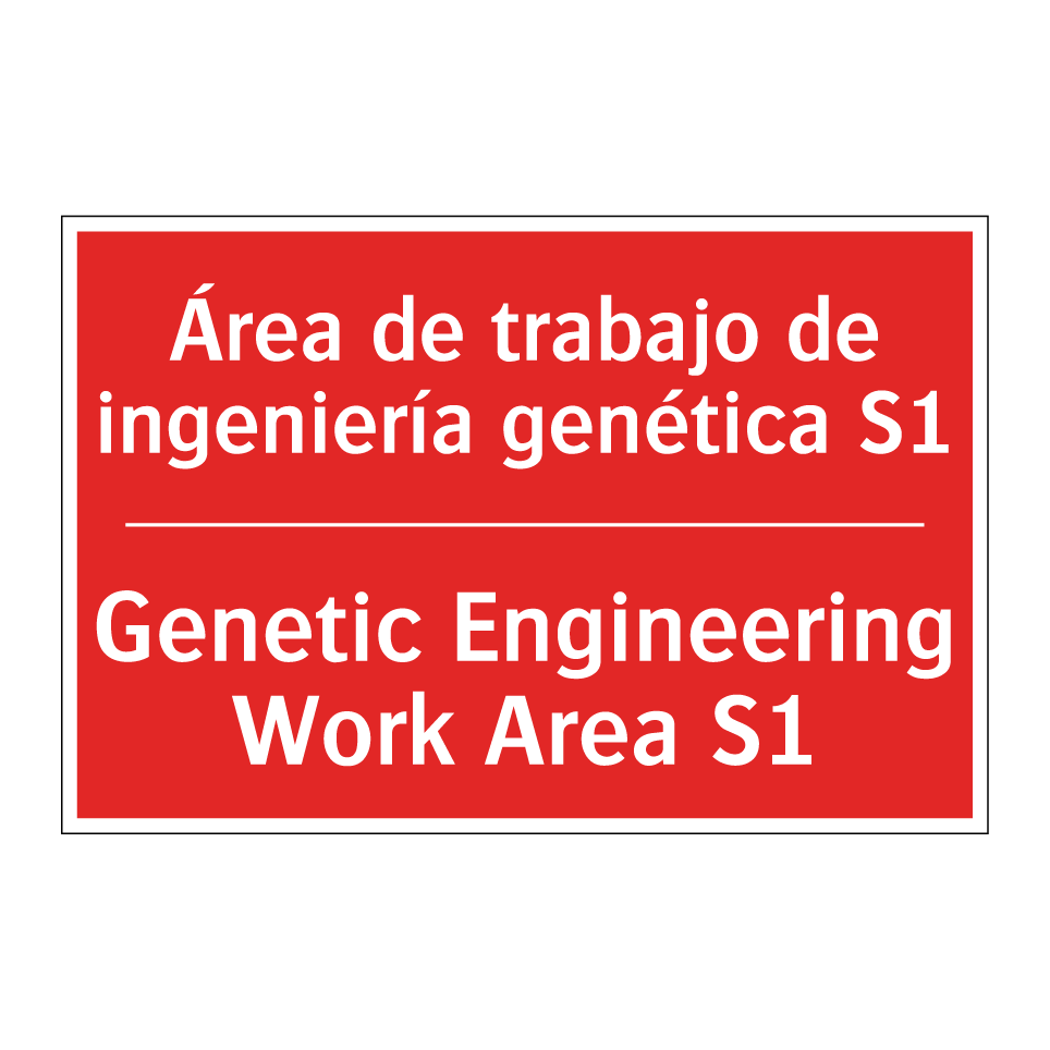 Área de trabajo de ingeniería /.../ - Genetic Engineering Work Area /.../