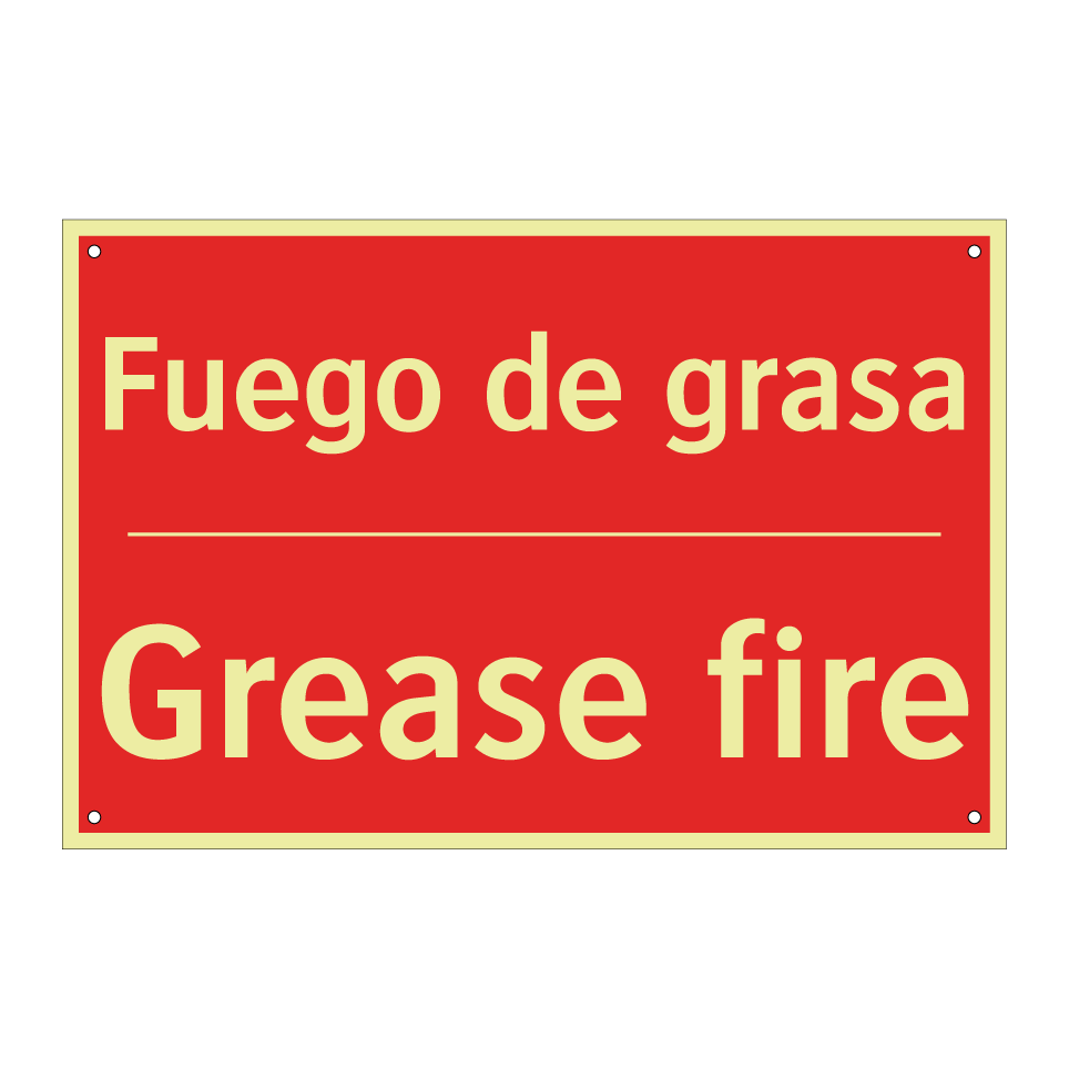 Fuego de grasa - Grease fire