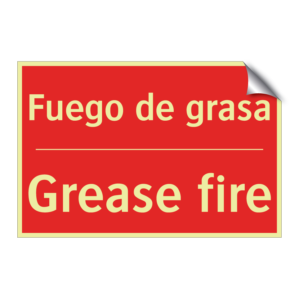Fuego de grasa - Grease fire