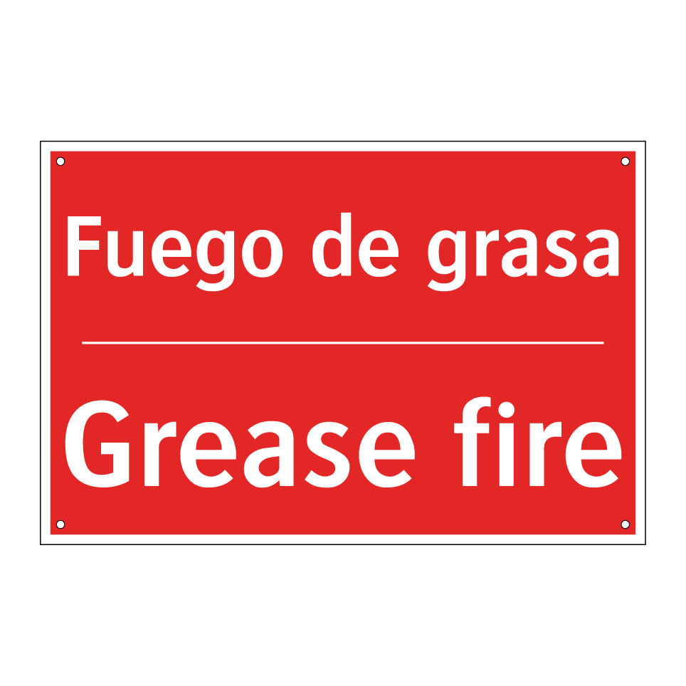 Fuego de grasa - Grease fire