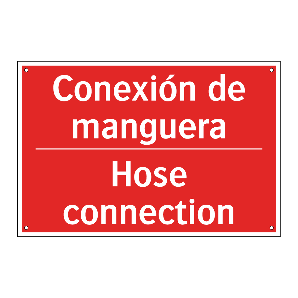 Conexión de manguera - Hose connection