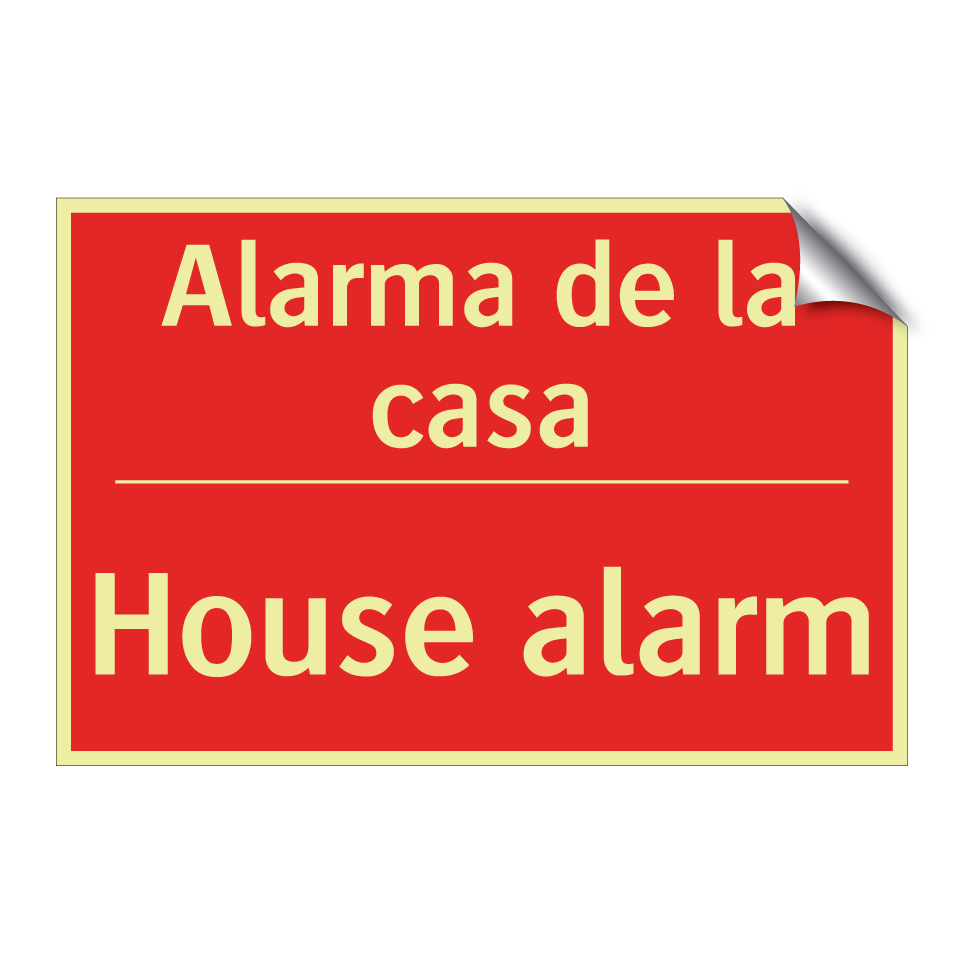 Alarma de la casa - House alarm