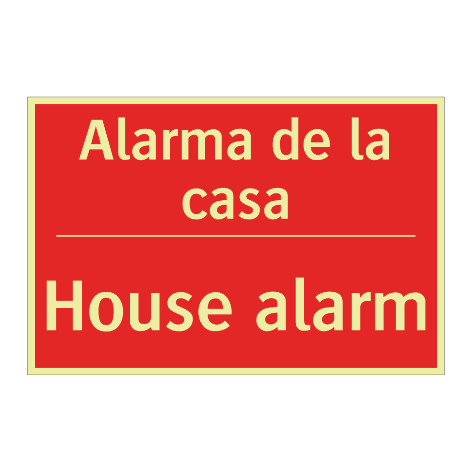 Alarma de la casa - House alarm