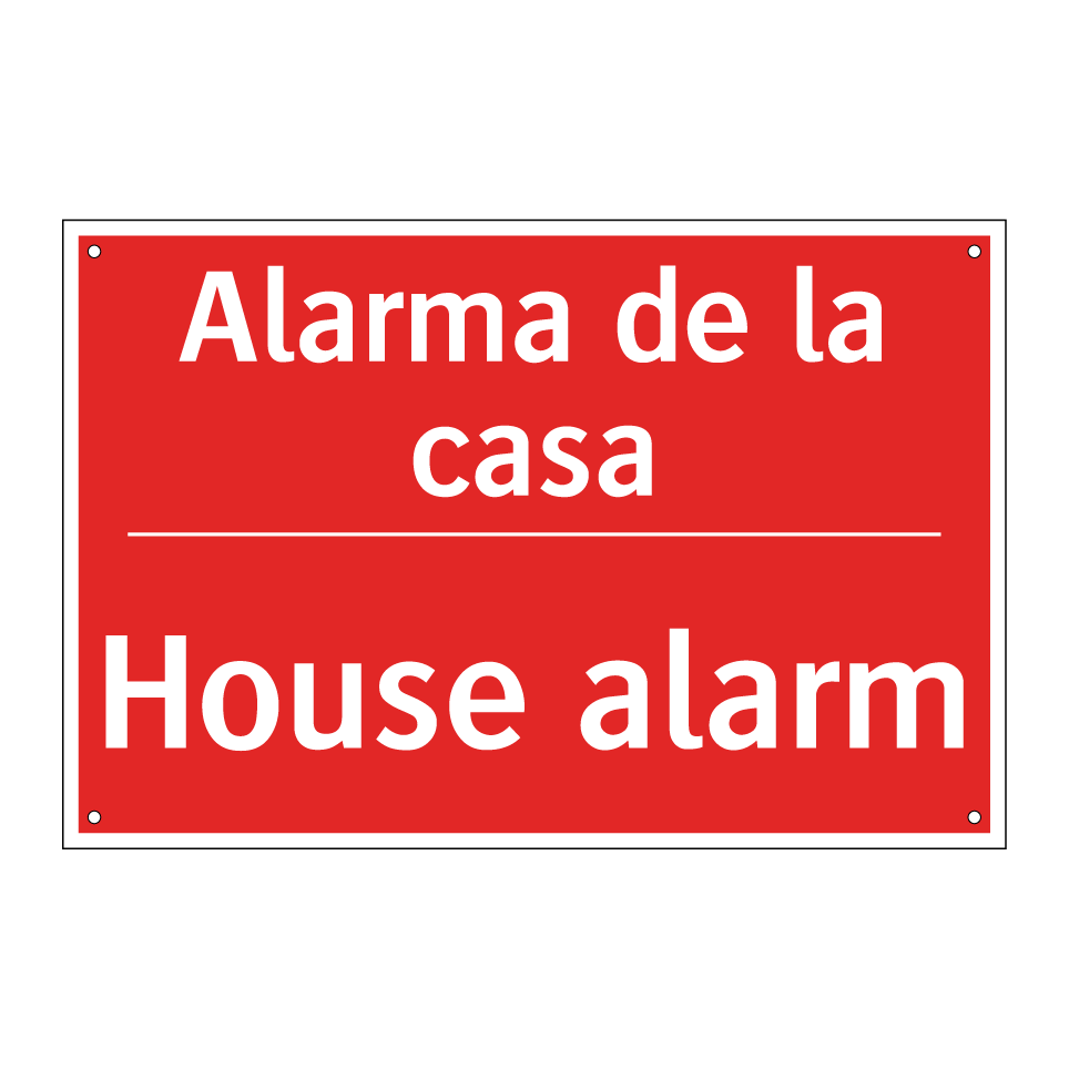 Alarma de la casa - House alarm