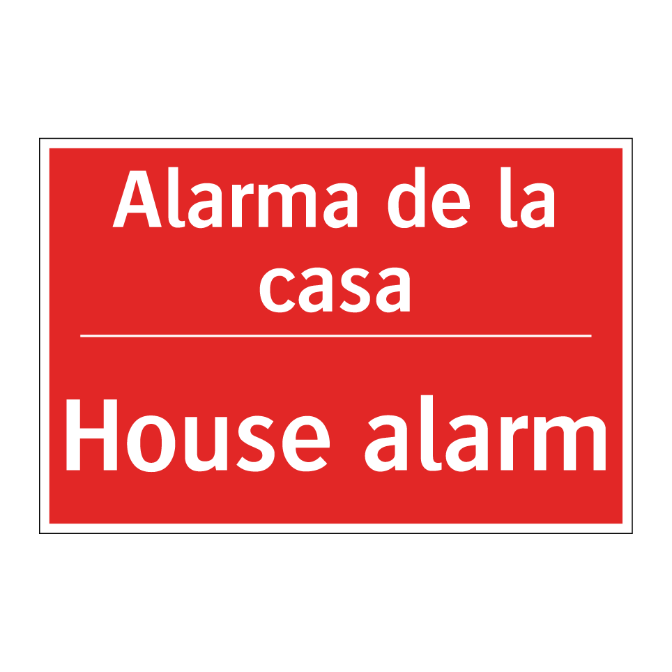 Alarma de la casa - House alarm