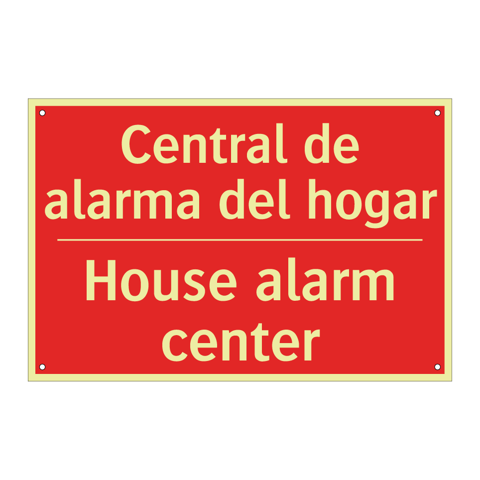 Central de alarma del hogar - House alarm center