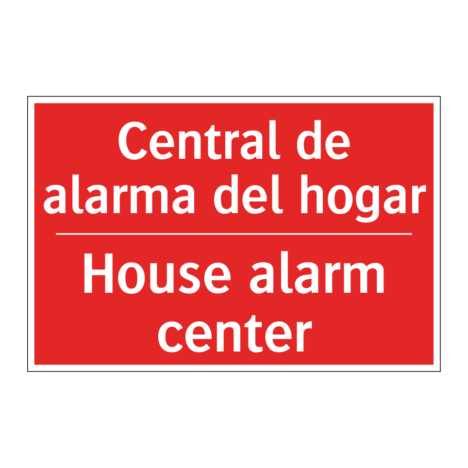 Central de alarma del hogar - House alarm center