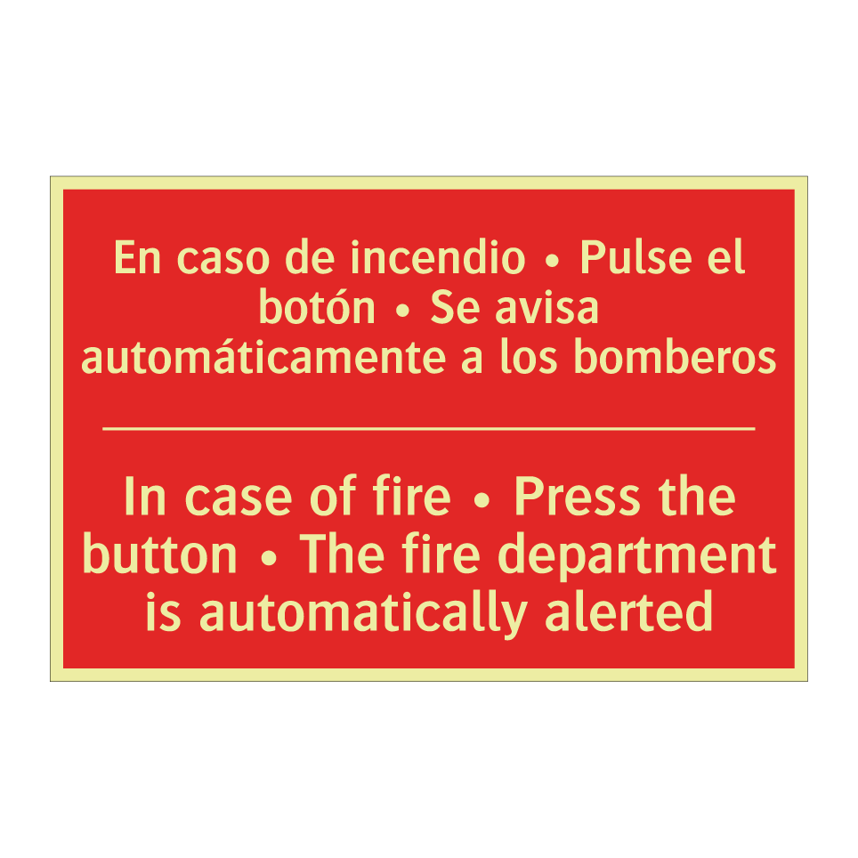 En caso de incendio • Pulse /.../ - In case of fire • Press the /.../