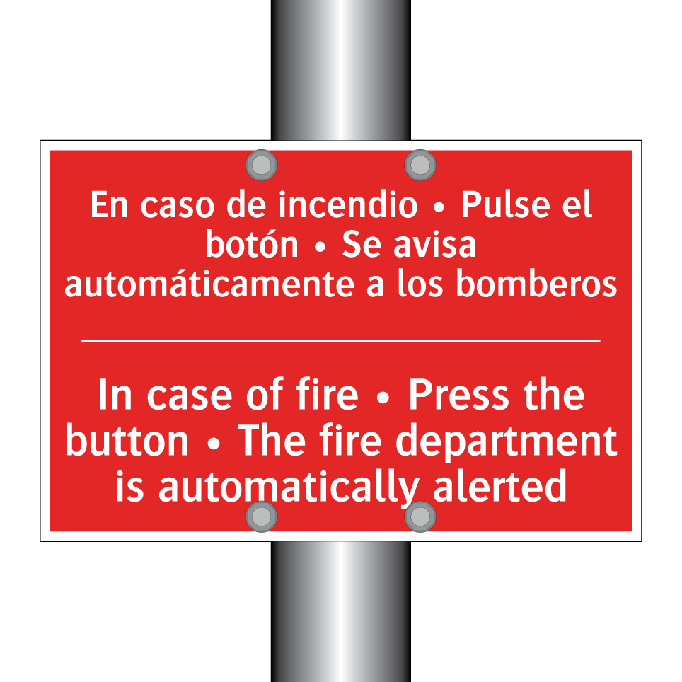 En caso de incendio • Pulse /.../ - In case of fire • Press the /.../