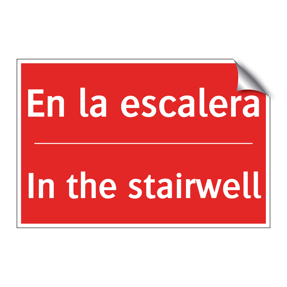En la escalera - In the stairwell