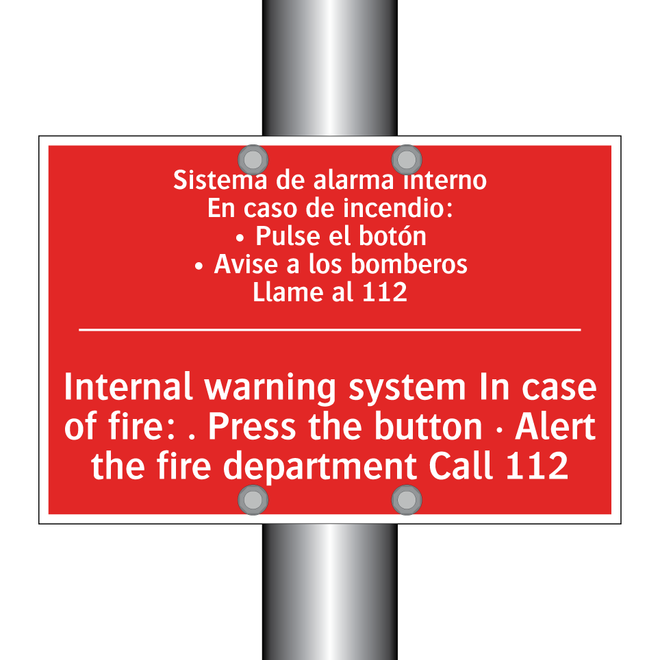 Sistema de alarma interno /.../ - Internal warning system In /.../
