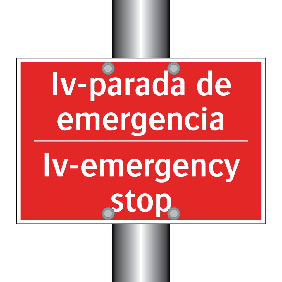 Iv-parada de emergencia - Iv-emergency stop