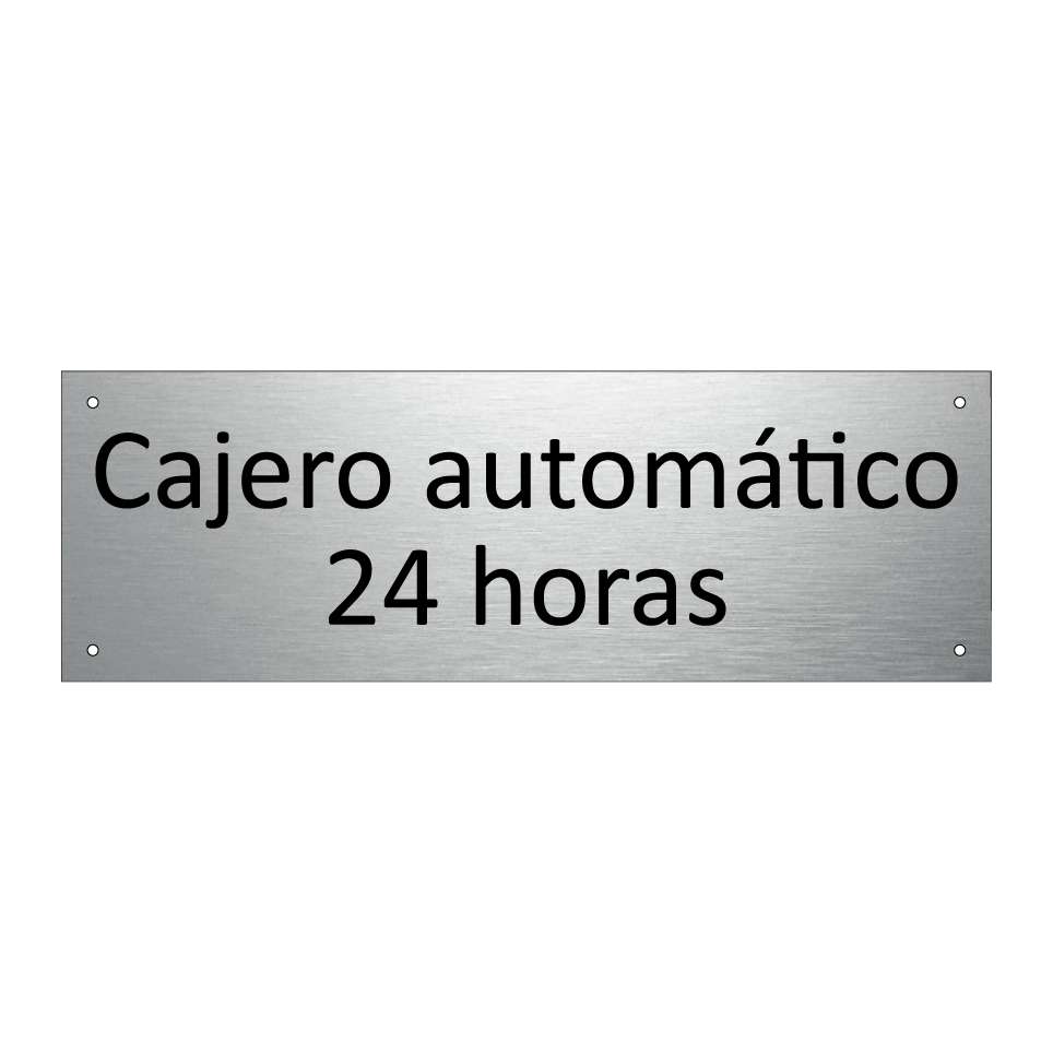 Cajero automático 24 horas